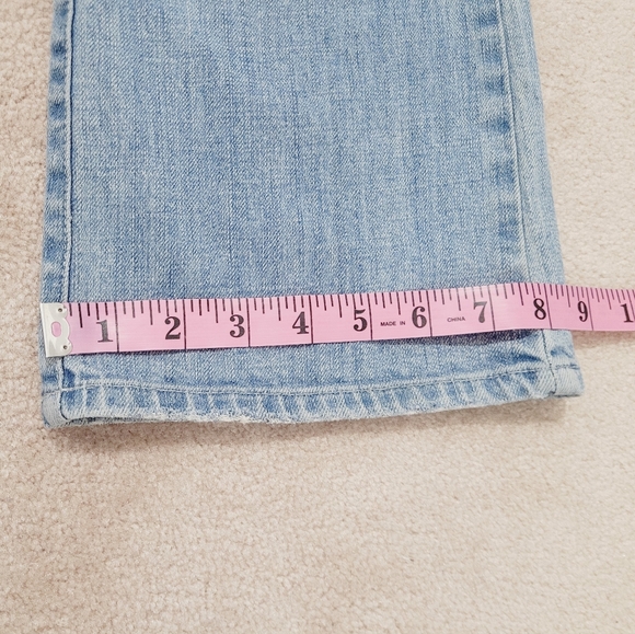 Old Navy Women’s Jeans Size 10 Light Wash Stretch Straight Leg Denim Classic - Picture 10 of 12